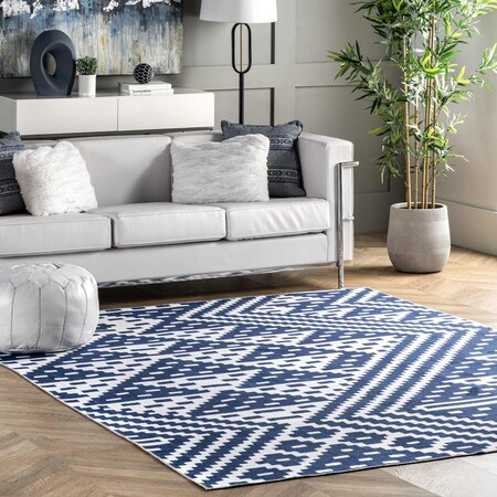 Nuloom Chiara Machine Washable Modern Geometric Area Rug 4ft x 6ft HJAU20B-406